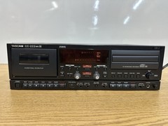 Tascam CC-222 MK III Analog Cassette/CD Recorder and Player* Powers On *READ