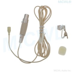 L322 Very Mini Lavalier Lapel Microphone For Shure Wireless BodyPack TA4F 4Pin