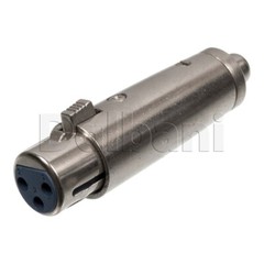5pcs 3 Pin XLR to RCA Connector Female XLR to Female RCA High Quality Old Stock