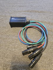 4-Channel XLR to Ethercon Snake Cable – 3-Pin DMX & Audio Extender, 3