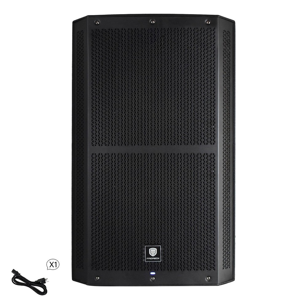 proreck 15“ Powered Speaker 1400W P.M.P.O Stereo /DJ Stage Monitor Speaker