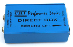 C.B.I. Cables Performer Series Direct Box with Ground Lift 2000’s Blue