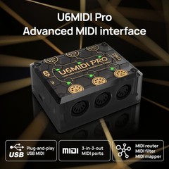 CME U6MIDI Pro – MIDI Interface with Router, Mapper, and Filter – Plug-and-pl…