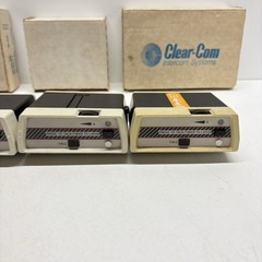 Clear-Com RS-501 Single-Channel Intercom Beltpack Made in USA – LOT OF 4