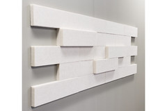 Polyester Acoustic Planks (24pk) Decorative 3D Wall Art Sound Absorbing 3 Colors