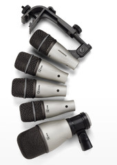 Samson 5 KIT Q drum mics. Great condition – barely used
