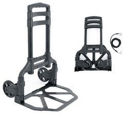 Rockville GigMate DJ/Musician Aluminum Trolley Transport Hand Truck – Folds Flat