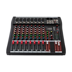 Pro 8 Channel Bluetooth Studio Audio Mixer Live Sound Mixing Console with USB