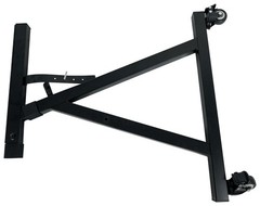 Rockville Z45W Z-Style 2-Tier Keyboard Stand+Wheels Fits Yamaha CP300