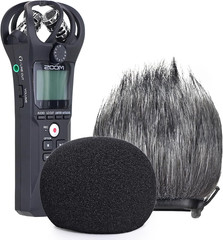 Zoom H1n Recorder Foam & Furry Indoor/outdoor Windscreen Muf