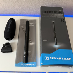 Sennheiser MKE600 Camcorder Shotgun Microphone – Black – Made in Germany