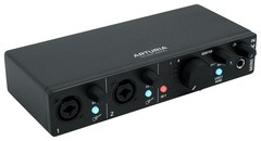 Arturia Minifuse 2 Black 2×2 USB MIDI Audio Recording Interface+Headphones