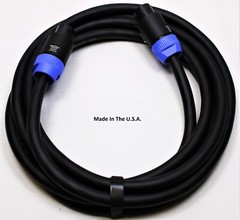 LASE 15 Ft SpeakOn Speaker Cable w/ NEUTRIK NL8FC 12ga 8 Conductor Pure Copper