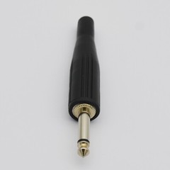6.35mm Mono Jack Plug TS Male Connector for Audio Cables Connector End