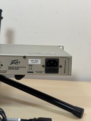 Peavey PV215EQ 2-Channel Dual 15-Band Graphic EQ 1U Rack XLR 80Hz Cut