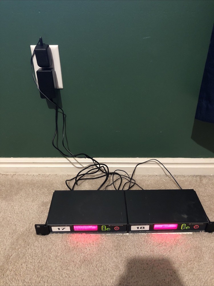 Sennheiser EW300 G2 Wireless True Diversity Receiver 518-554MHz Good Working