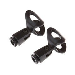 6Pcs Universal 180° Microphone Clips Clamp Holder For Wired/ Wireless Mic Stand