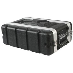 NEW 3U Portable Shallow 19″ Rack Road Case.ABS Carrying Cabinet Box.Pro Audio.DJ