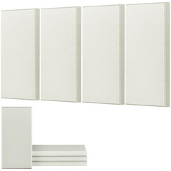 VEVOR 4 PCS Acoustic Wall Panels 2 in Thick 23.6 x 11.8 in Self-adhesive Beige