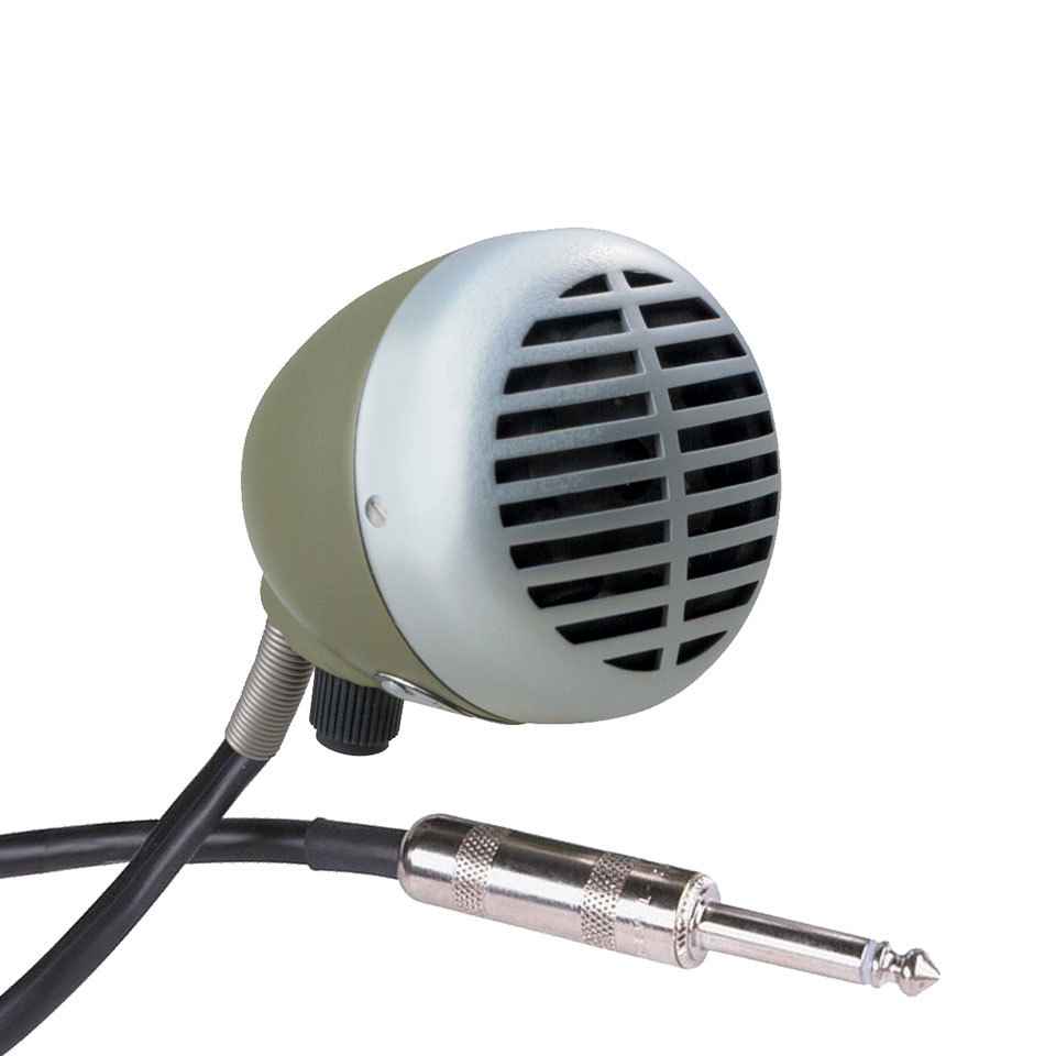 Shure 520DX „Green Bullet“ Harmonica Microphone