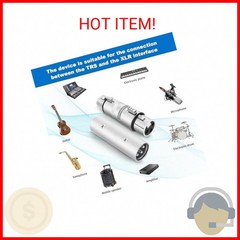 Seefeful XLR Adapter 4 Pack (2-Pair), 2 Male to Male Connector & 2 Female to Fem