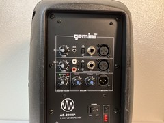 Gemini AS-2108P Powered 8 Inch PA System 500 Watts DJ 2-way loudspeaker