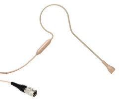 Audio-Technica PRO 92cH Omnidirectional Earset Microphone – cW, Beige