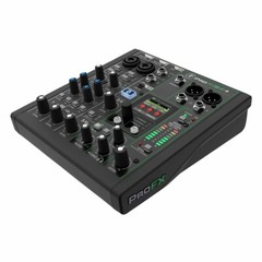 Mackie ProFX6v3+ 6-Channel Analog Enhanced FX USB Studio Live Mixer w Bluetooth