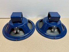 2 Fender Vintage Blue 10″ Alnico Speakers (pair)