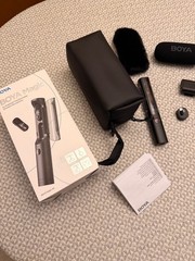 BOYA Magic-02 Wireless Lavalier Mic 30H Battery 328FT Range Noise Cancel – NIB