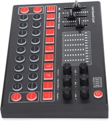 Audio Interface DJ Mixer Sound Card V8, REMALL Podcast Mixer Sound Effects Board