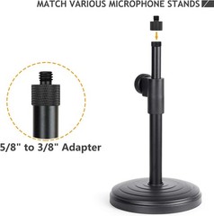 Mic Stand Adapter 5/8 Female to 3/8 MaleThread Screw, 5/8 to 3/8 Adapter for …