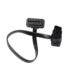 ZIMISI OBD2 Extension Cable, 16Pin Male to Female Flat Ribbon 1FT/0.3M