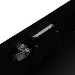 Server Cabinet Case 19inch Rack Mount DJ Locking Lockable Deep Drawer w/ Key 2U