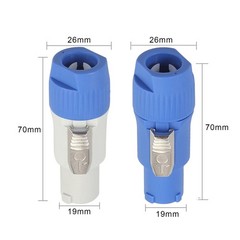 (5 EACH) NAC3FCA & NAC3FCB PowerCON Cable Connector Replacement For Neutrik