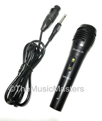 4 Pack Handheld Karaoke DJ Vocal Dynamic Microphones Mics w/ XLR to 1/4″ Cables