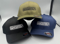 Soundcraft Electronics Logo Embroidered Flexfit Ball Cap Black Olive Navy Sm-XXL