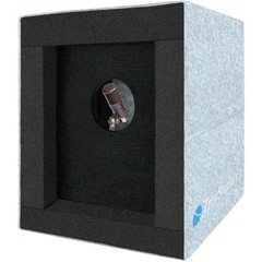 Enclosed Vocal Booth, Portable Microphone Isolation Shield, Foldable