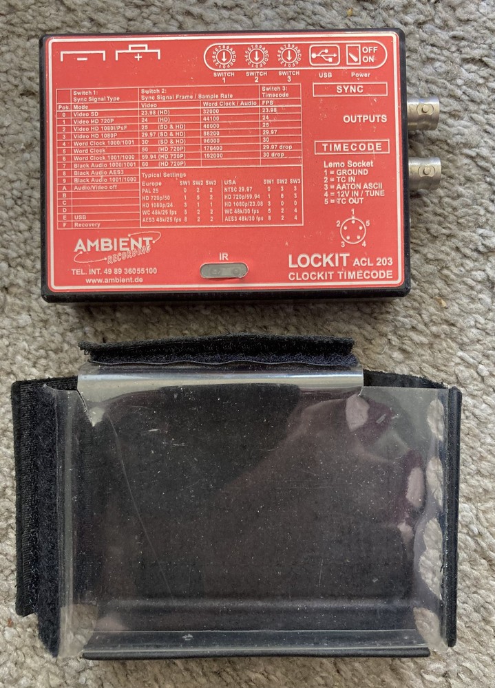 Ambient Lockit ACL 203 Time Code Box – Used – Working