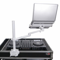 ProX X-FLEXARMWH White Adjustable Arm Mount Stand For 12-17″ Laptop