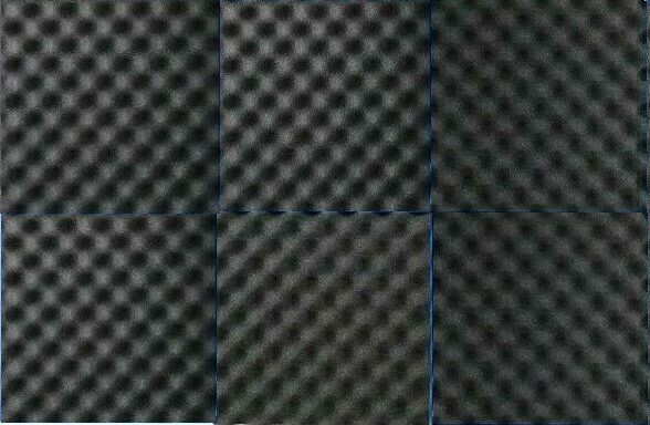 6 PK Black Egg Crate Acoustic Foam Tile Panel Wall Tile Soundproofing 12x12x1.5