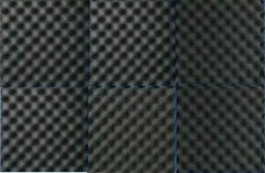 6 PK Black Egg Crate Acoustic Foam Tile Panel Wall Tile Soundproofing 12x12x1.5