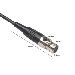 3-Pin Mini XLR Female to XLR Female Lavalier Microphone Cable B98