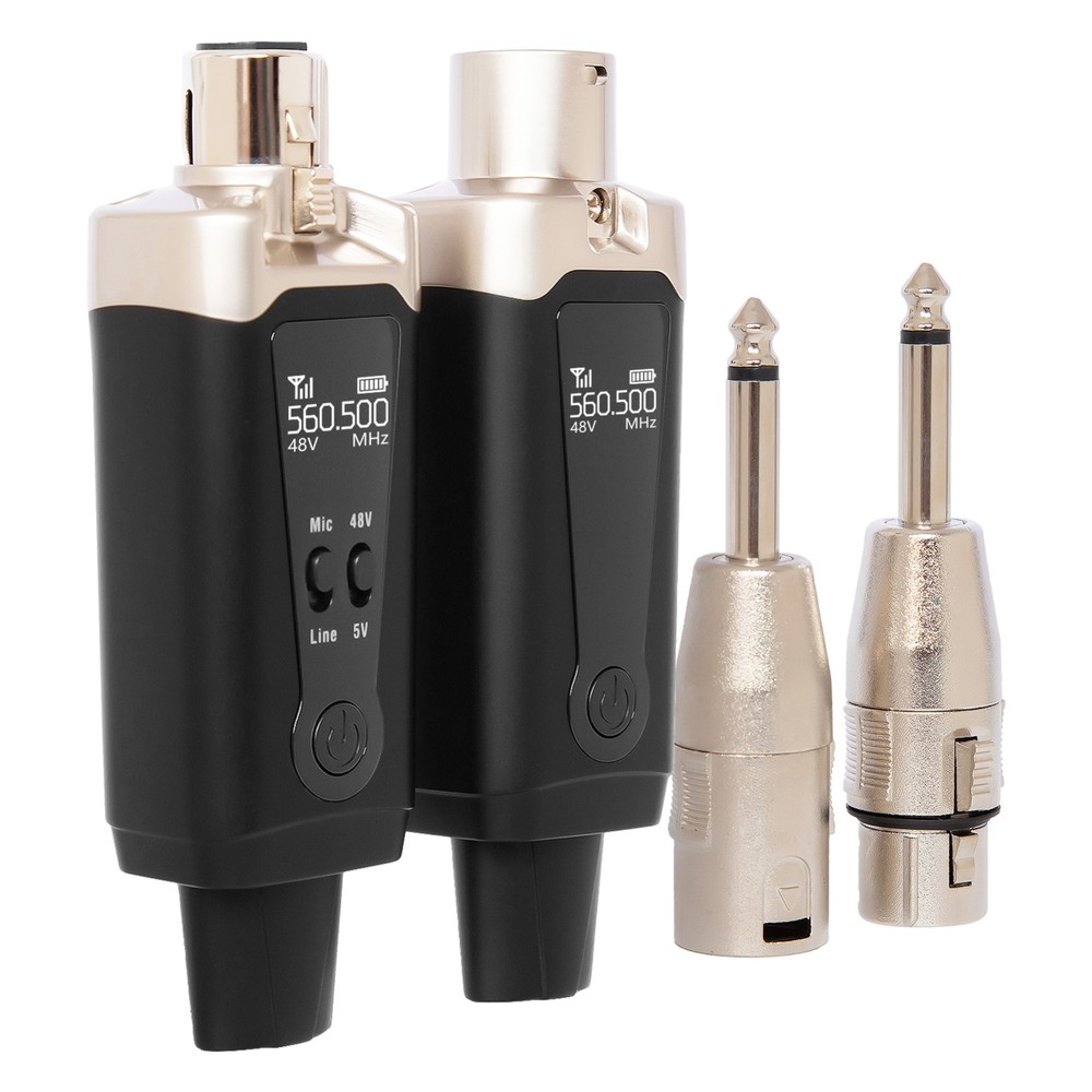 STRICH UHF Wireless Microphone System with XLR 16CH for Church Karaoke | 9-24V