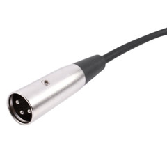 XLR 3-Pin Male To 1/4″ Plug TS Microphone Mono Cable Unbalanced Shielded Audio