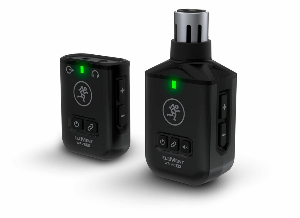Mackie EleMent Wave XLR Wireless Microphone System Video Production/ Podcasting