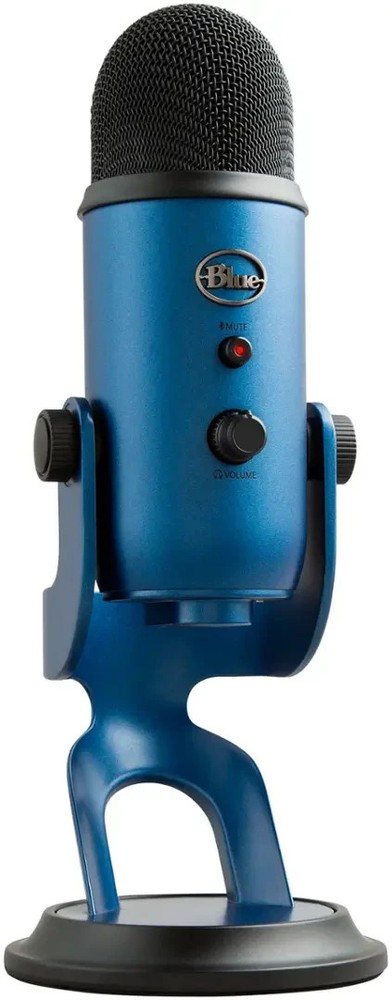 Logitech Yeti Condenser Cardioid Microphone – Blue [COMPLETE IN-BOX]