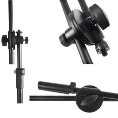 TECHTONGDA Portable Microphone Mic Stand Foldable Tripod 360 Degree Rotating New