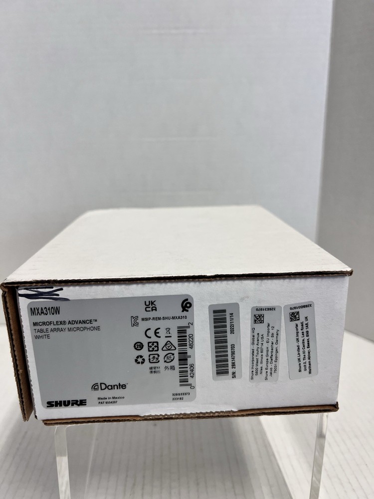 SHURE MXA310W Table Array Microphone (White)