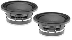 2x B&C 10PE26, 10″ 8Ω Mid-Bass Woofer, 2.5” Aluminium Voice Coil